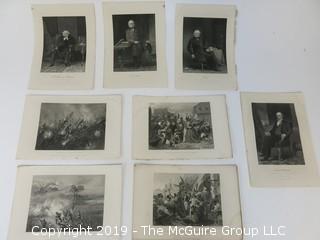 Old Paper: Collection of photogravures from "The History of the United States"