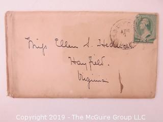 Old Paper: Hand written family letters; 1889 and 1891 