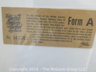 Old Paper: Collection of letters from 1881, 1891 and 1896; as well as 1944 UK Civil Defense Course receipt from the Southeast Regional Training School, Danemore Park, Speldhurst, Tunbridge Wells, England