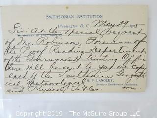 Old Paper: Collection of letters from 1881, 1891 and 1896; as well as 1944 UK Civil Defense Course receipt from the Southeast Regional Training School, Danemore Park, Speldhurst, Tunbridge Wells, England