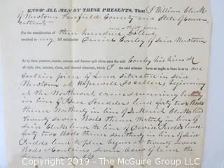 Old Paper: 1838 Will Filed in Fairfield, CT. 