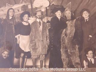 Cast Photo;  Early 20th c theatre production