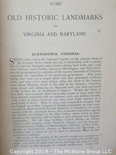 Tourist Phamplet Designed for those riding the new Electric Railway from Mt. Vernon to Alexandria, VA 