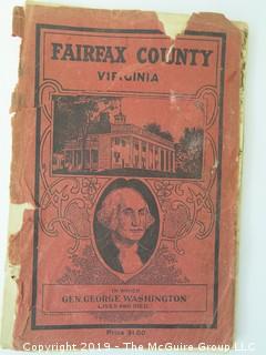 Industrial and Historical Sketch of Fairfax County, VA; pub by the County Supervisors; 1907 