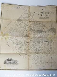 Old Paper: 1907 Map of Fairfax County, VA