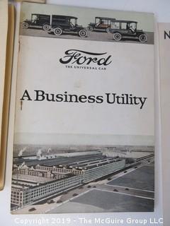 Collection of ephemera including Ford Motor Co. 