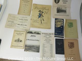 Collection of ephemera including Ford Motor Co. 