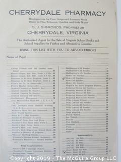 Collection of Old Paper Including Julius Garfinckel's and Co. store receipt for storage of Squirrel Coat