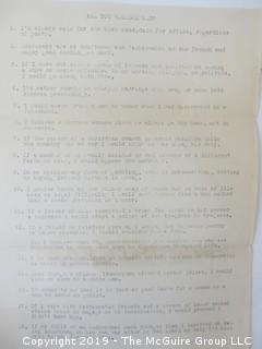 Collection of Old Paper Including the "Girl's Friendly Society"