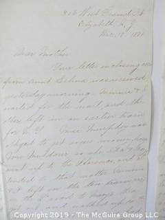 1881 Hand Written Letter