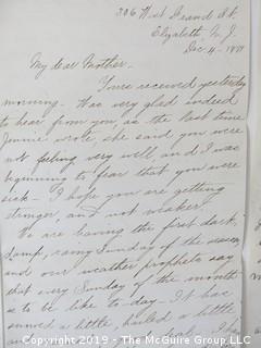 1881 Hand Written Letter