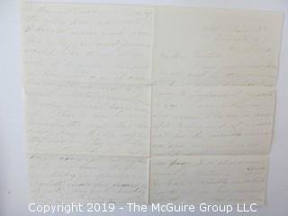 1882 Hand Written Letter