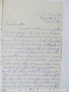 1881 Hand Written Letter