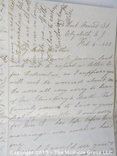 1882 Hand Written Letter