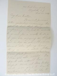 1882 Hand Written Letter