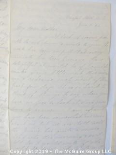 1883 Hand Written Letter