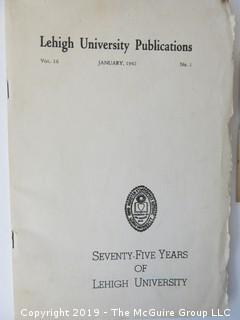 Old Paper: Leheigh University papers 