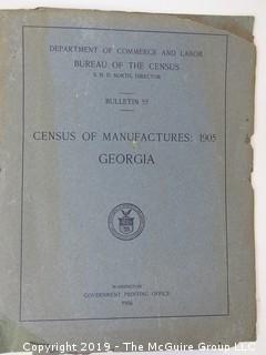 Old Paper: Collection of ephemera including 1893 Crystal Spa, Chicago; mineral, Eaton's Vellum Box and 1943 Westminster Abbey Bulletin. 