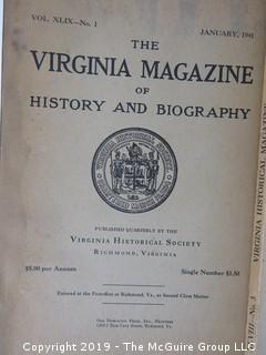 Collection of "Virginia Magazines"; 1940's