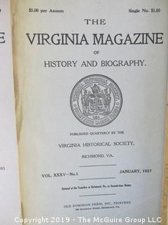 Collection of "Virginia Magazines"; 1940's