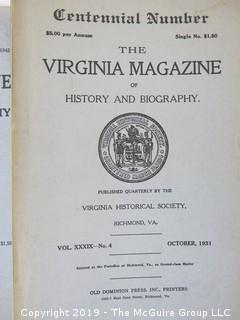 Collection of "Virginia Magazines"; 1940's