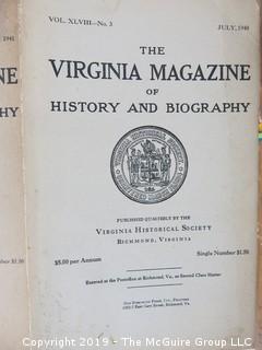 Collection of "Virginia Magazines"; 1940's