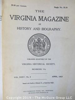 Collection of "Virginia Magazines"; 1940's