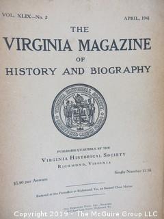 Collection of "Virginia Magazines"; 1940's