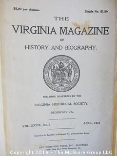 Collection of "Virginia Magazines"; 1940's