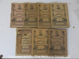 Collection of "Harper's New Monthly Magazine; 1890's