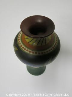 Luxor Vase, Gouda Pottery; 7 3/4" tall 