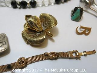 Collection of costume jewelry