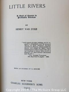 Book Title: "Little Rivers" by Henry van Dyke; Charles Scribner's Sons, 1903