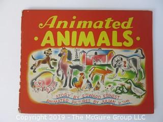 Children's Book: "Animated Animals", by Edward Ernest; pub. by Saalfield; 1943