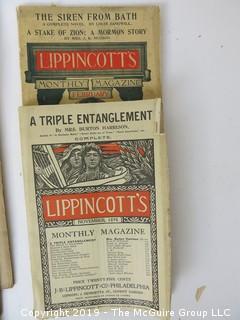 5 volumes of "Moore's Poetical Works";  and 2 volumes of Lippincott's; 1898