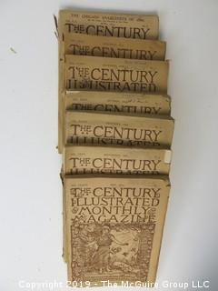 7 volumes of "The Century Illustrated Monthly Magazine"; 1886 - 1890