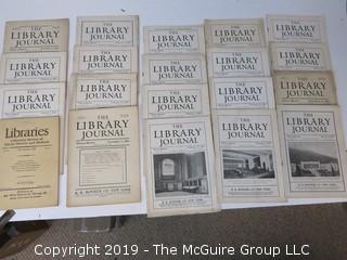 20 vol. of "The Library Journal"; 1923-1927