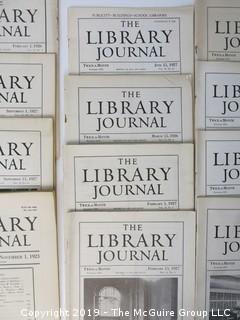 20 vol. of "The Library Journal"; 1923-1927