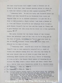 Book Title:  "Washington and His Neighbors" by Charles W. Stetson; pub in 1956 by Garrett and Massie; including research materials used in writing the book and the typed manuscript as sent to the publisher