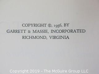 Book Title:  "Washington and His Neighbors" by Charles W. Stetson; pub in 1956 by Garrett and Massie; including research materials used in writing the book and the typed manuscript as sent to the publisher