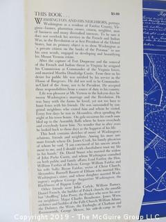 Book Title:  "Washington and His Neighbors" by Charles W. Stetson; pub in 1956 by Garrett and Massie; including research materials used in writing the book and the typed manuscript as sent to the publisher