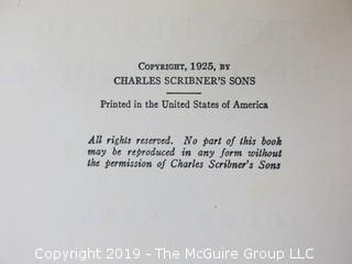 Book Title: "Twenty Thousand Leagues Under The Sea" by Jules Verne; pub by Charles Scribner'sSons; 1932 {Note: signed Philip S. Barry, Mt. Kisco, NY.}  