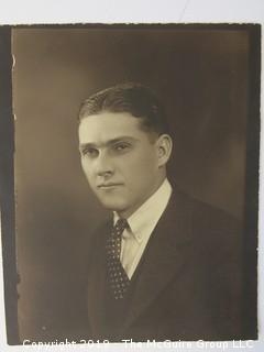 5 1/2 x 7" Photo: Portrait of a Young Man