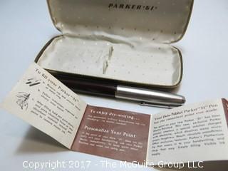 Parker "51" fountain pen, with instruction book and original case 