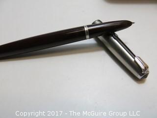 Parker "51" fountain pen, with instruction book and original case 