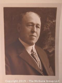 7 x 9" Studio Photo: Male Portrait; identified on verso 