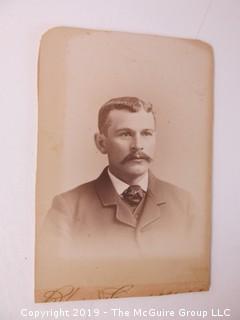 4 x 6" Photo Cabinet Card: Portrait of a Gentleman