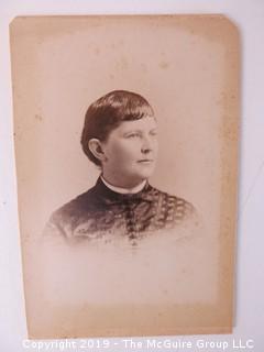 4 x 6" Photo Cabinet Card: Portrait of a Gentleman