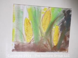 "Maize"; artists board, unsigned, 8 x 10"