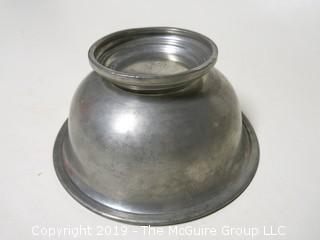 Flagg and Homan Pewter Pitcher and Bowl